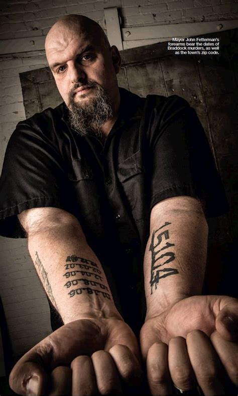 , on March 3, 2021. . John fetterman tattoo cover up